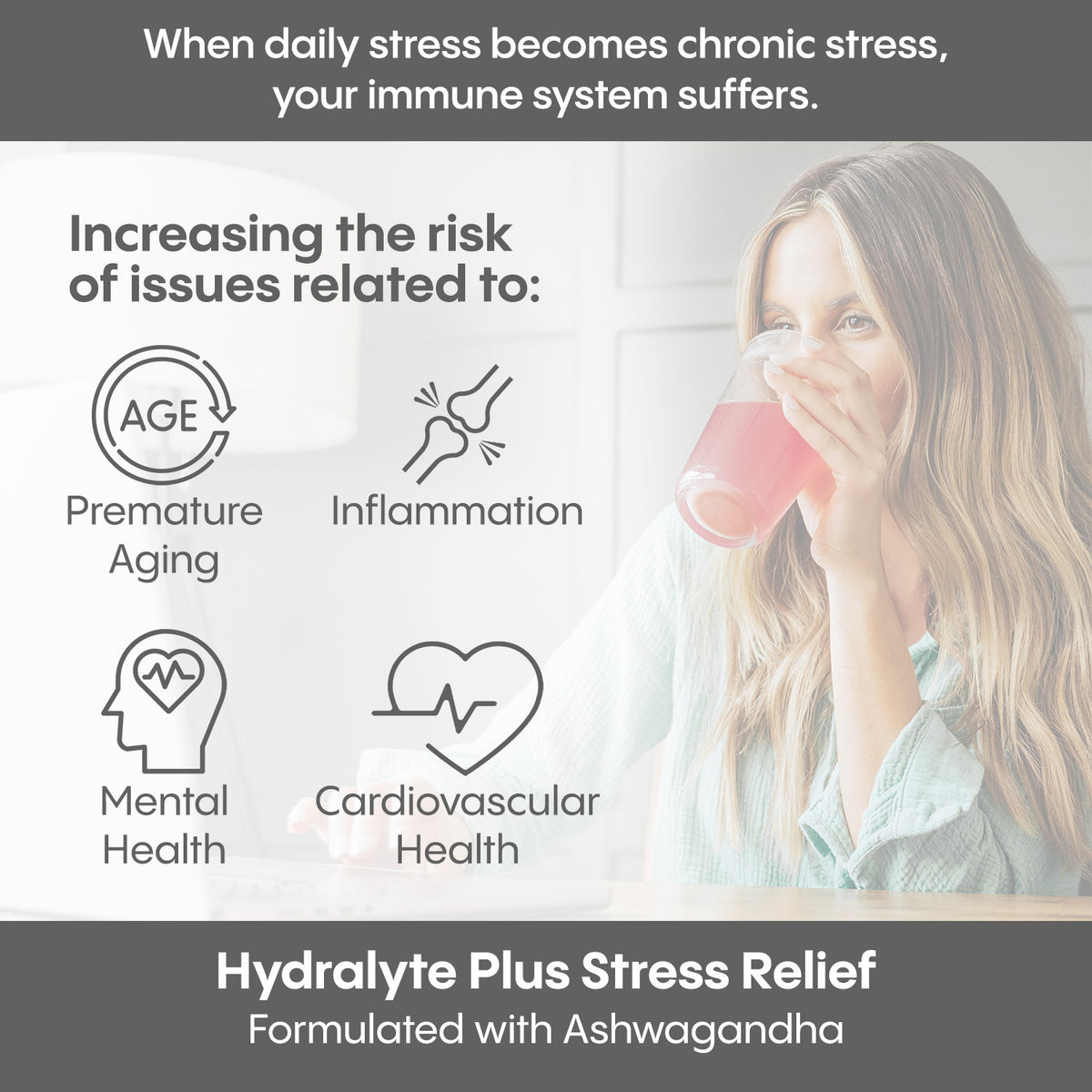 Plus Stress Relief - Lightly Sparkling (8 oz)