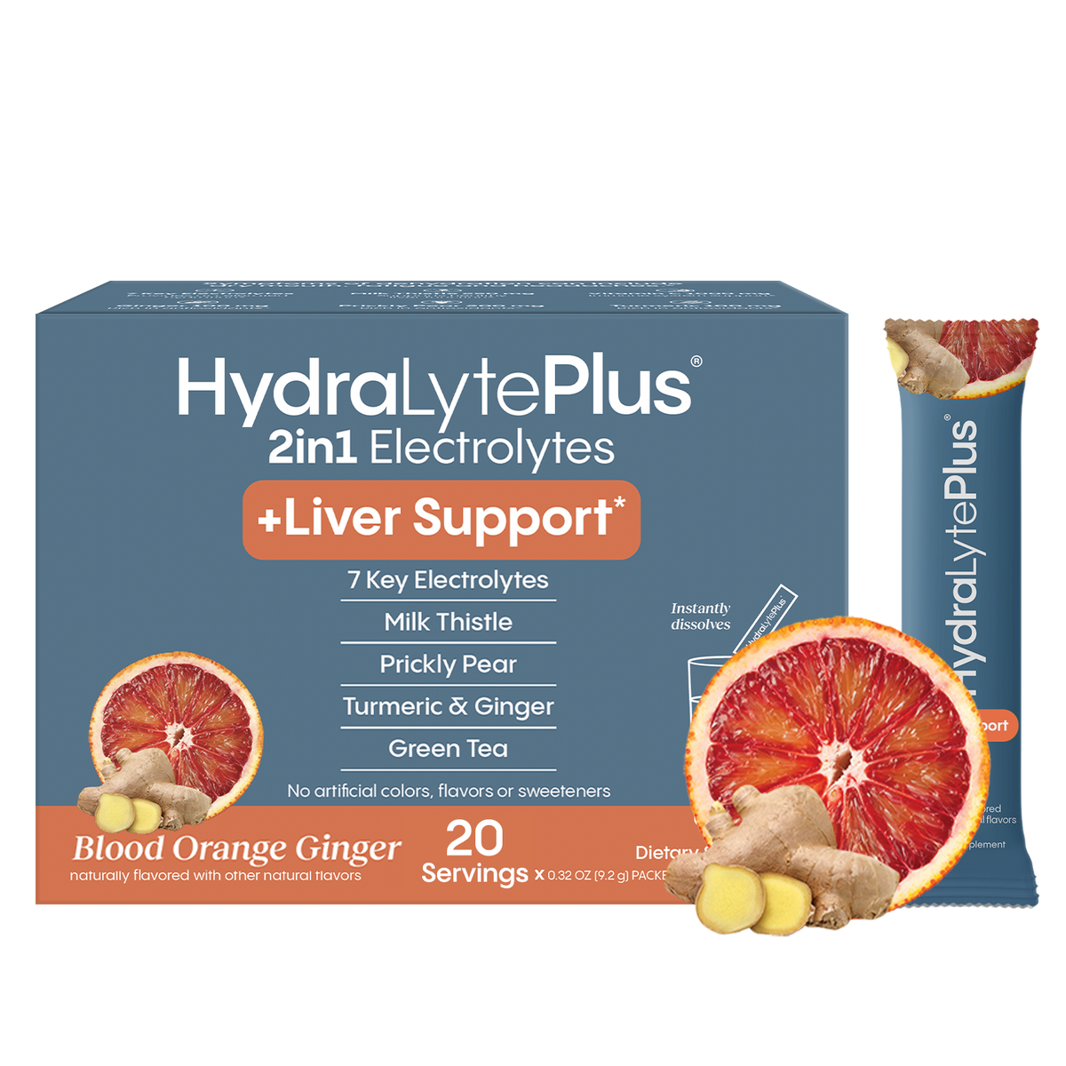 Plus Liver Support - Lightly Sparkling (8 oz)