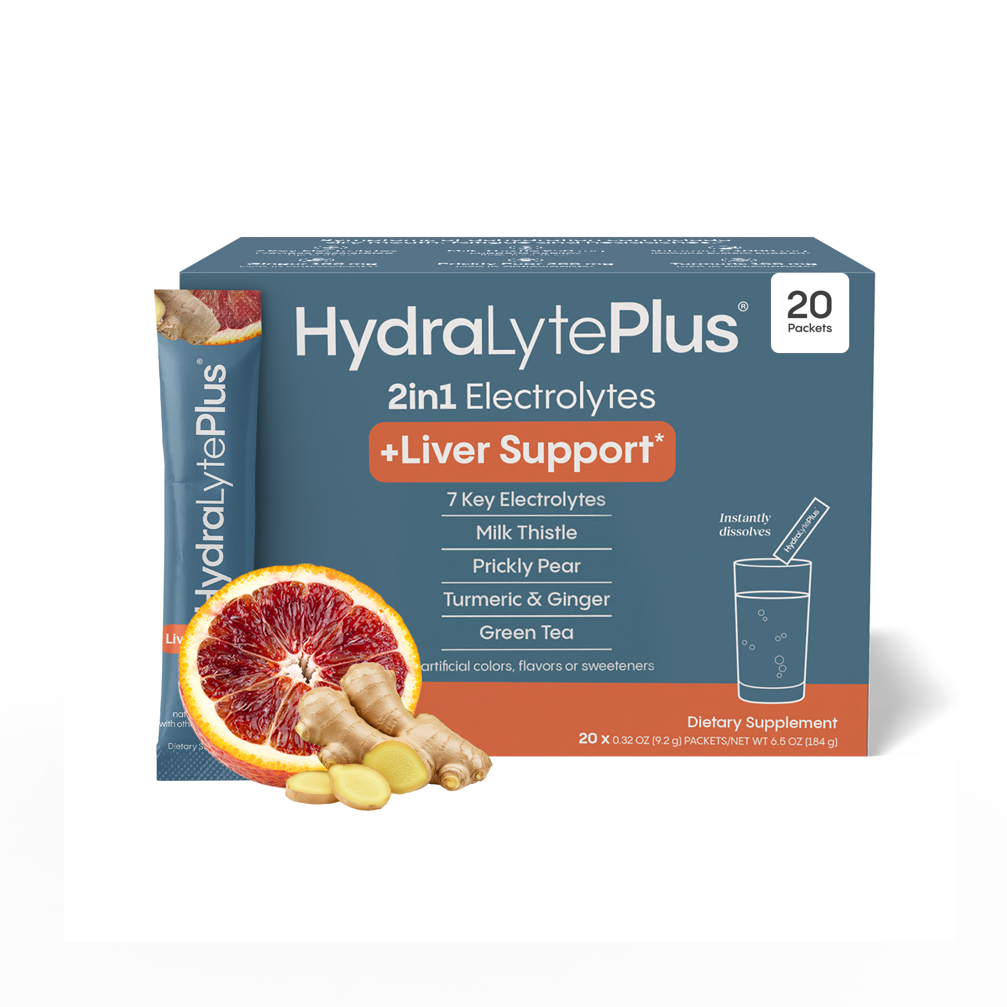 Plus Liver Support - Lightly Sparkling (8 oz)