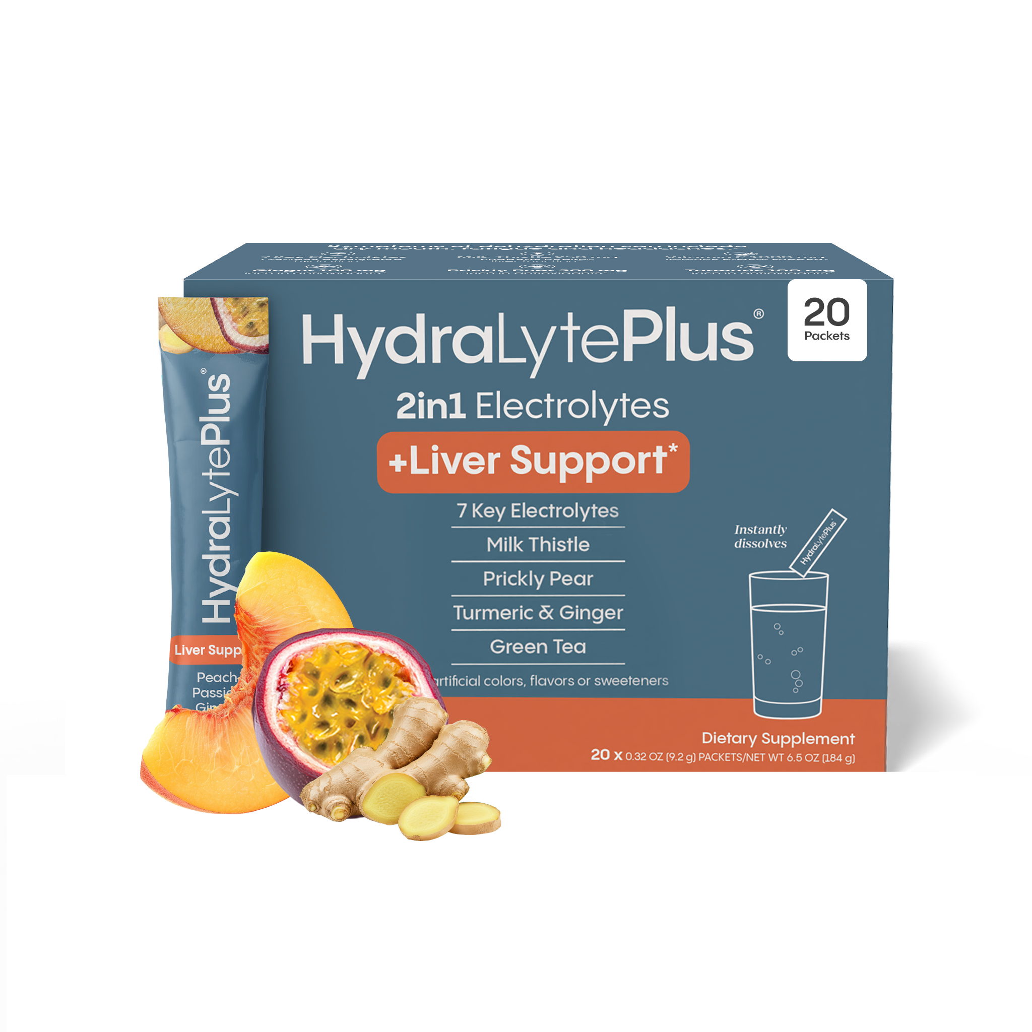 Plus Liver Support - Lightly Sparkling (8 oz)