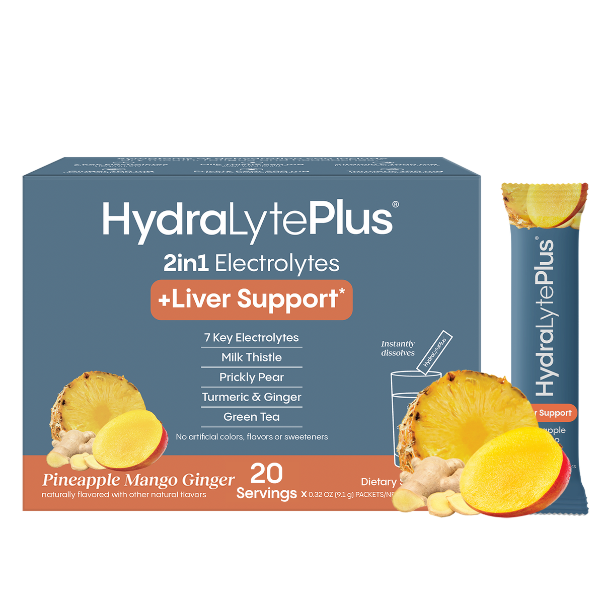 Plus Liver Support - Lightly Sparkling (8 oz)