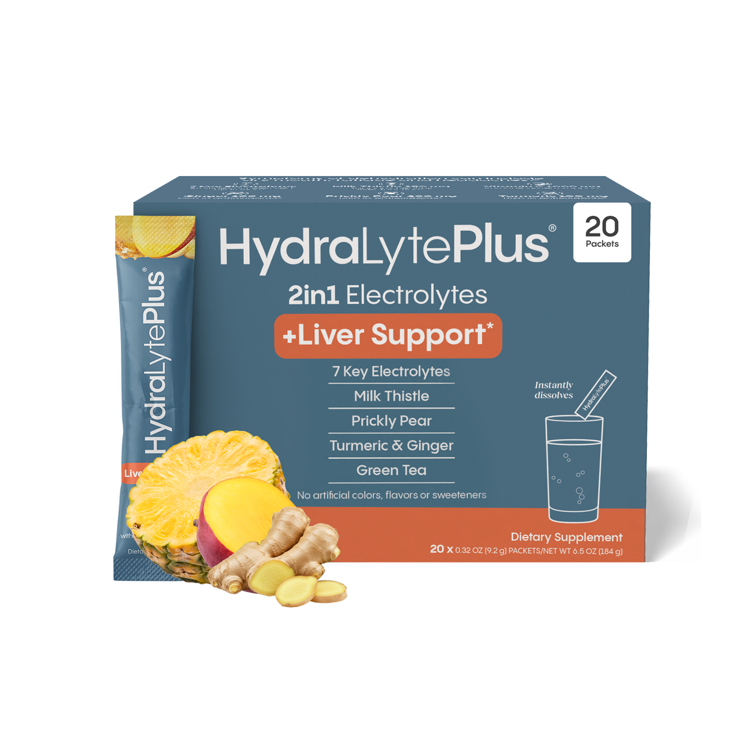 Plus Liver Support - Lightly Sparkling (8 oz)