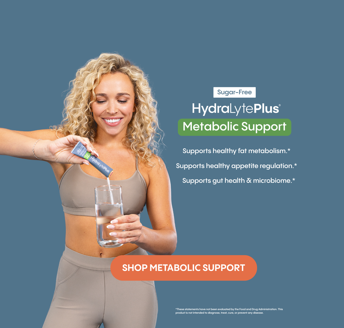 HydraLyte Plus Metabolic Support. Sugar Free Electrolyte Powder