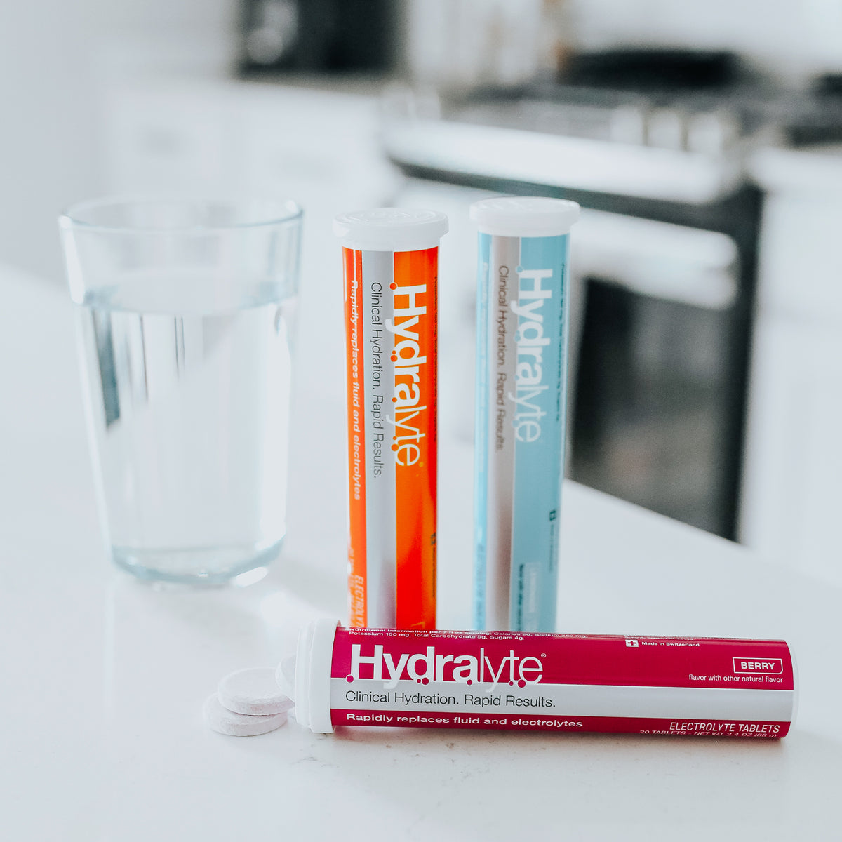 Variety 3-Pack Effervescent Electrolyte Tablets